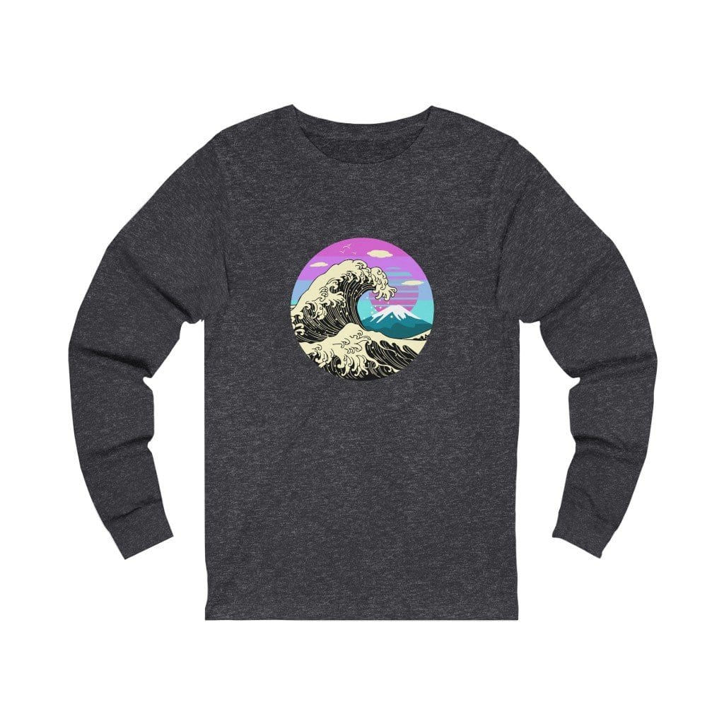 Great Wave Cyberpunk Unisex Long Sleeve Tee