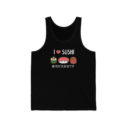 I Love Sushi Unisex Tank