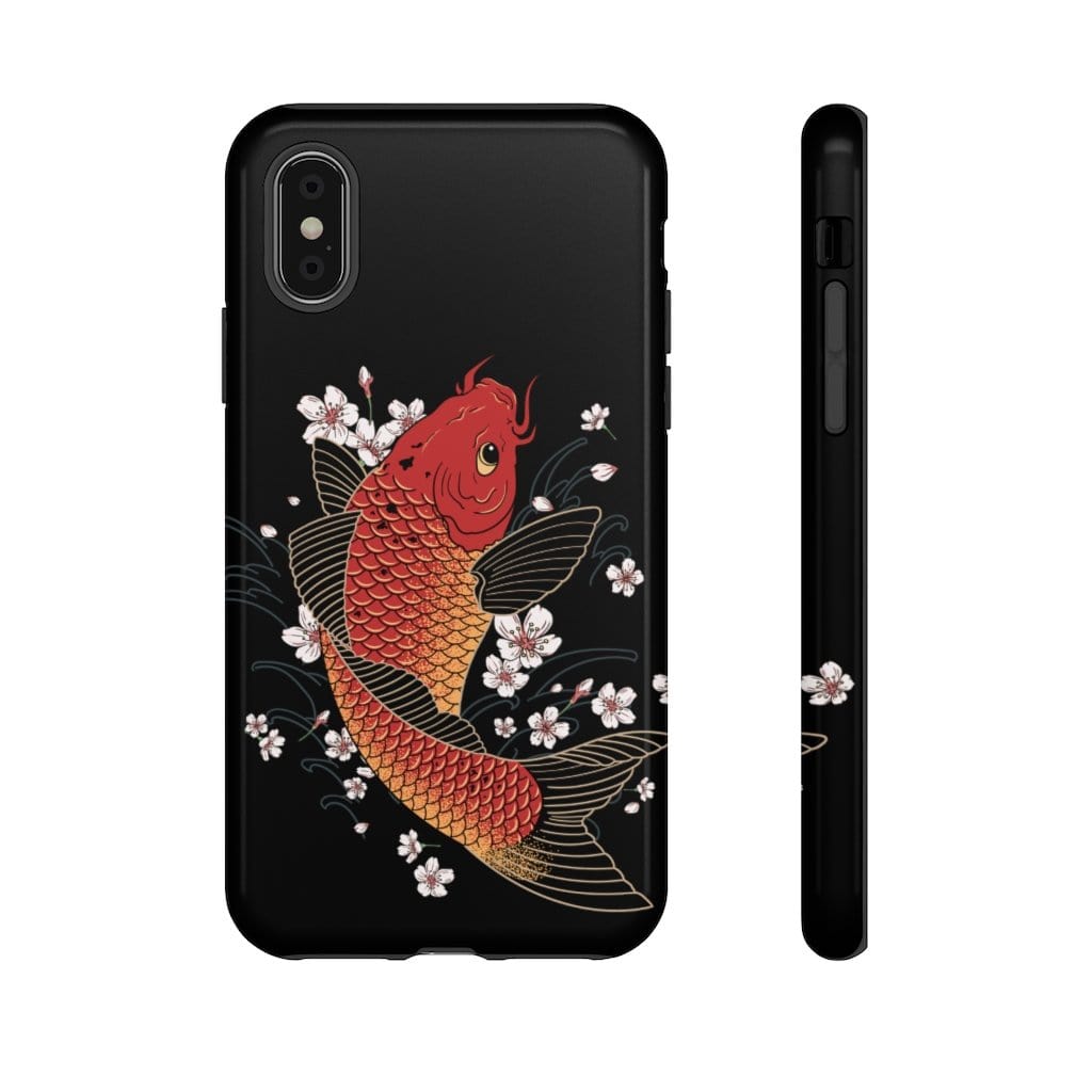 Prosperous Koi In The Sakura Pond Impact Resist Phone Case