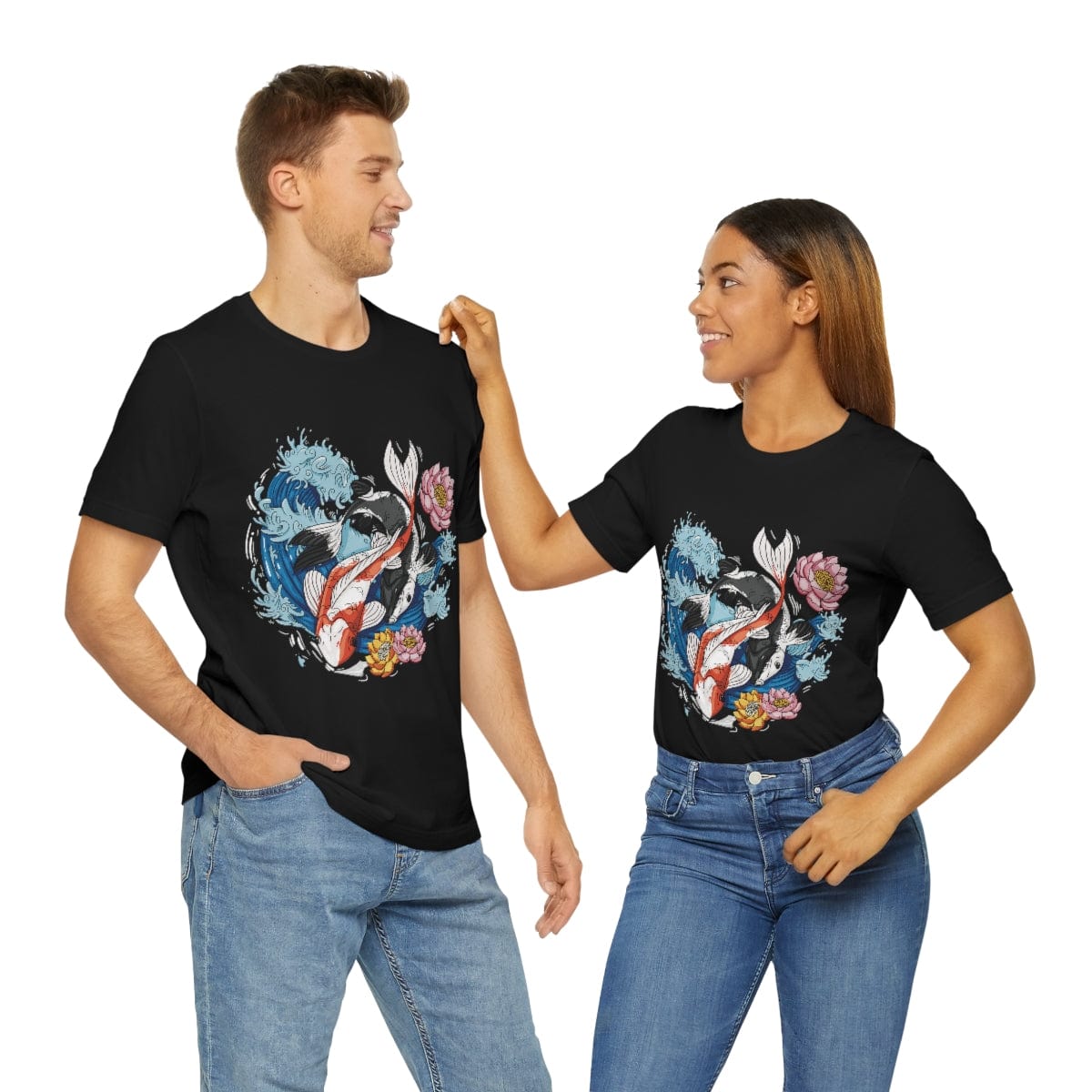 Dancing Koi Unisex Tee