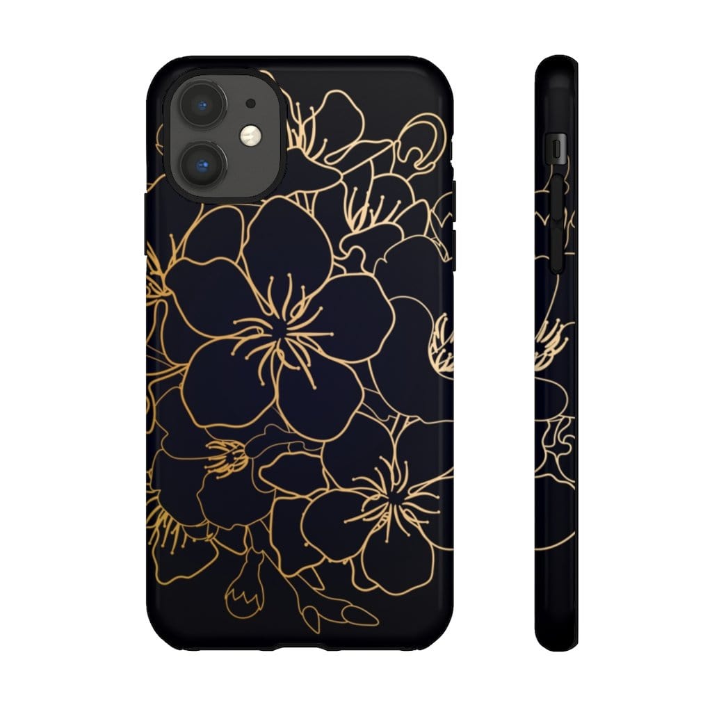 Golden Sakura Impact Resist Phone Case