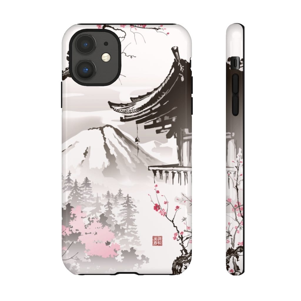 Mystic Fuji Blooms In Spring Impact Resist Phone Case