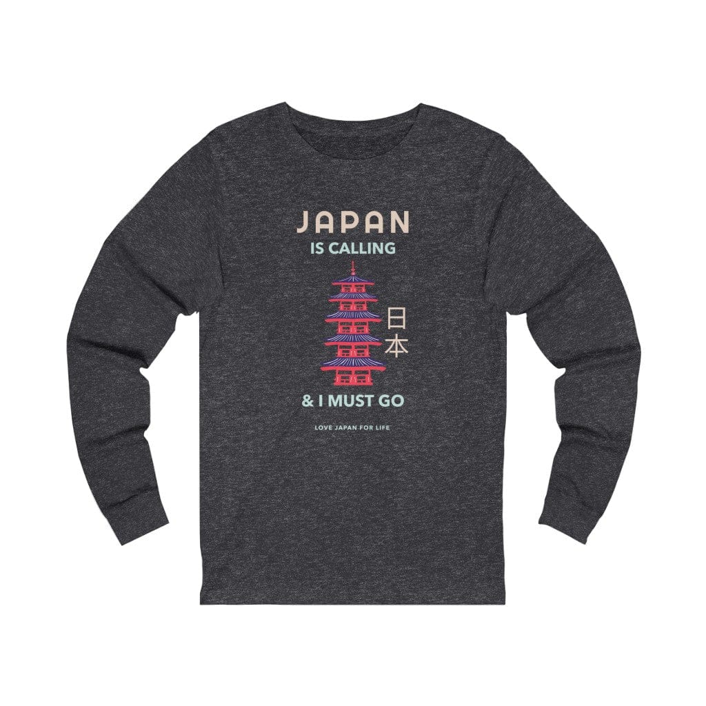 Japan Is Calling And I Must Go - V4 Unisex Long Sleeve Tee