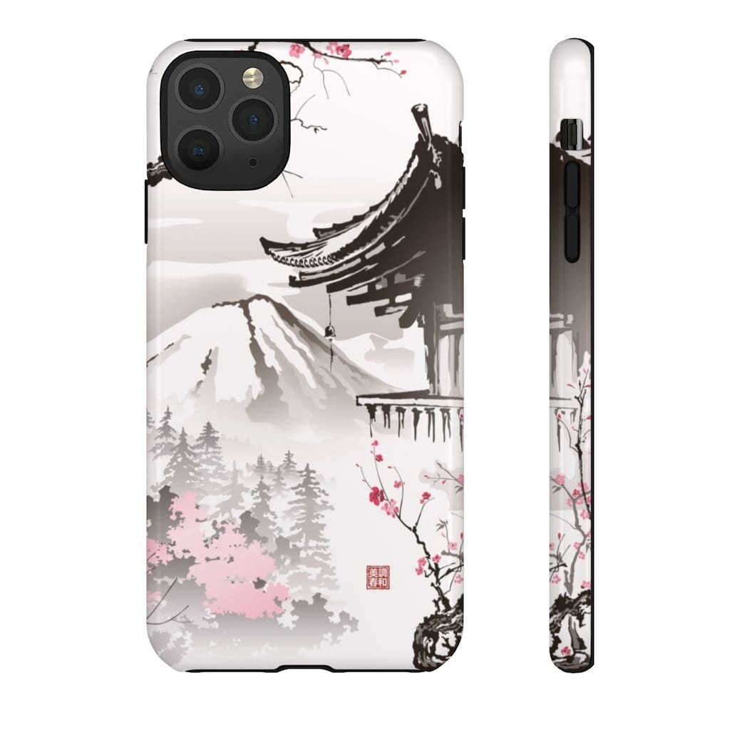 Mystic Fuji Blooms In Spring Impact Resist Phone Case