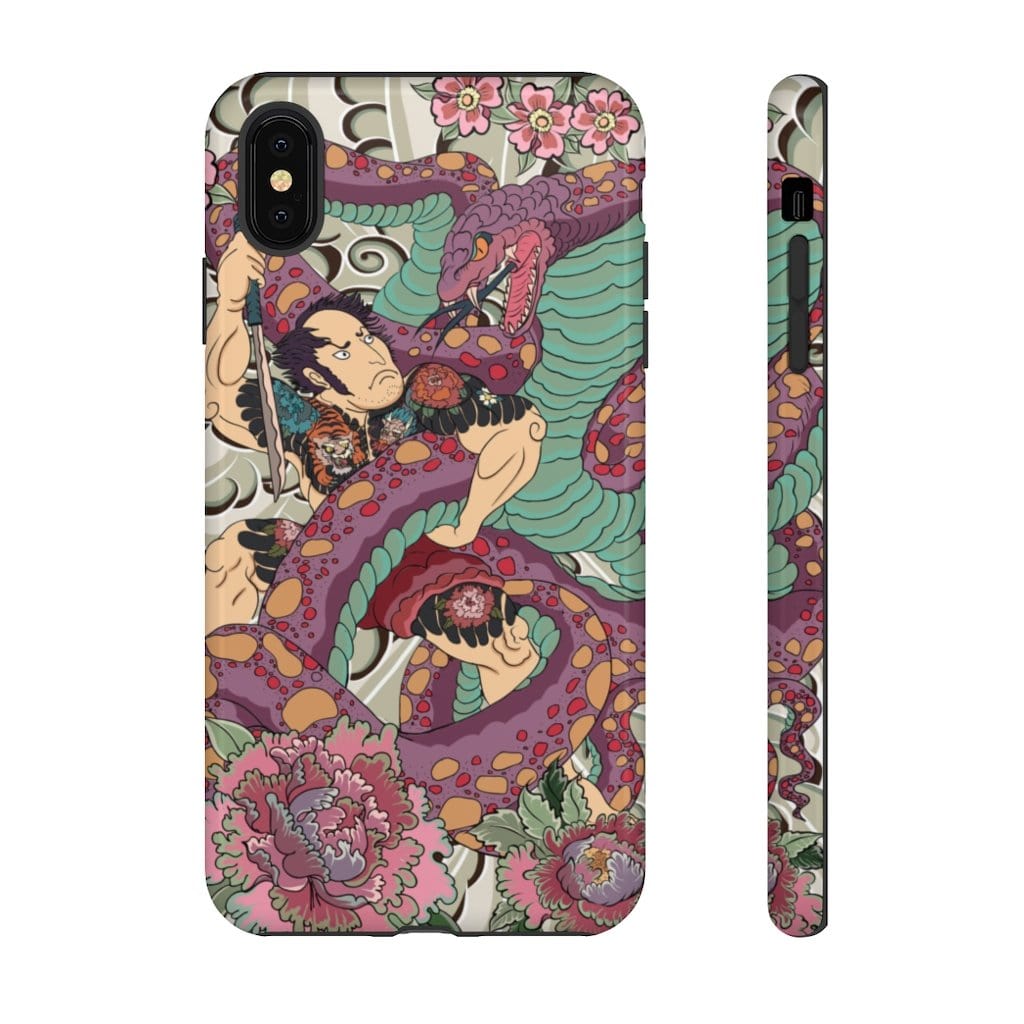 Legendary Tale Of Warrior And Serpent Impact Resist Phone Case