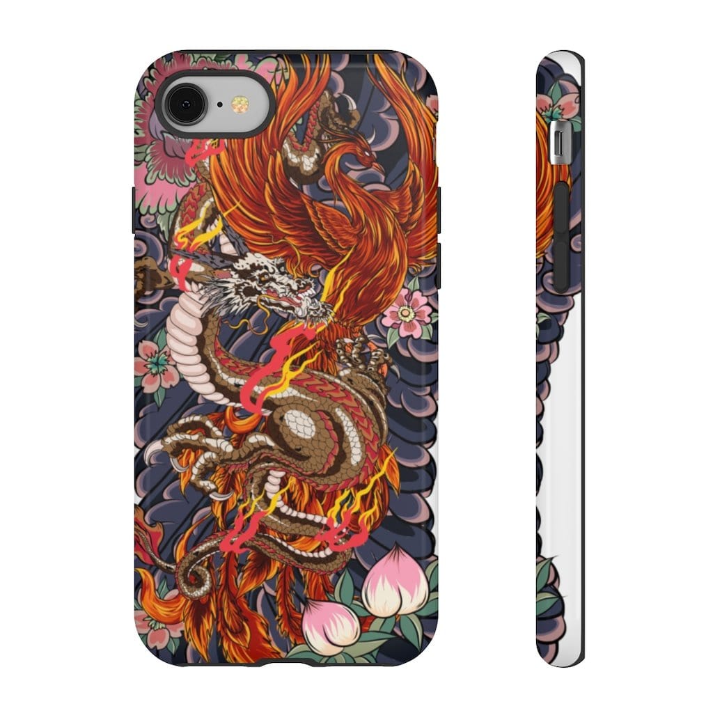 Rise Of The Dragon And Phoenix Impact Resist Phone Case