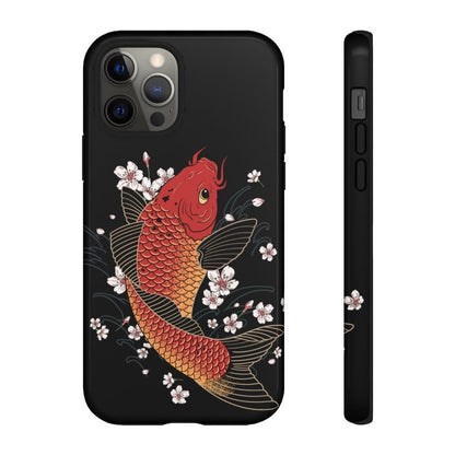 Prosperous Koi In The Sakura Pond Impact Resist Phone Case