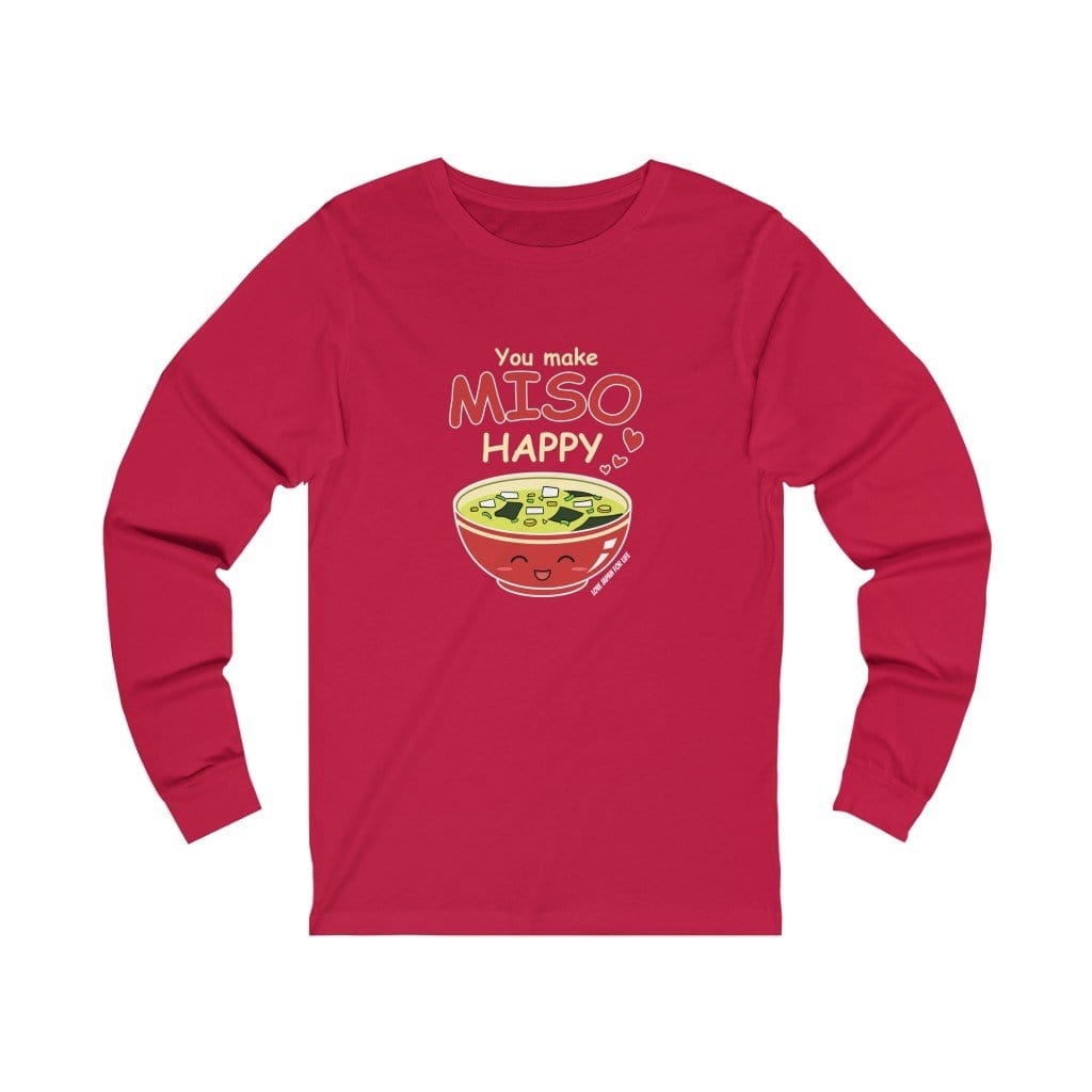 Miso Happy Unisex Long Sleeve Tee