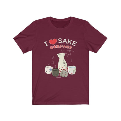 I Love Sake Unisex Tee