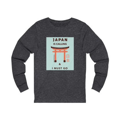 Japan Is Calling And I Must Go - V3 Unisex Long Sleeve Tee