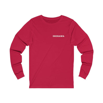 Okinawa Guardian Lion Unisex Long Sleeve Tee (Back Print)