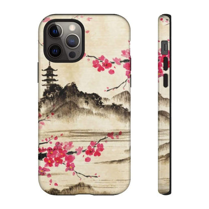 Sakura Classical Lake Impact Resist Phone Case