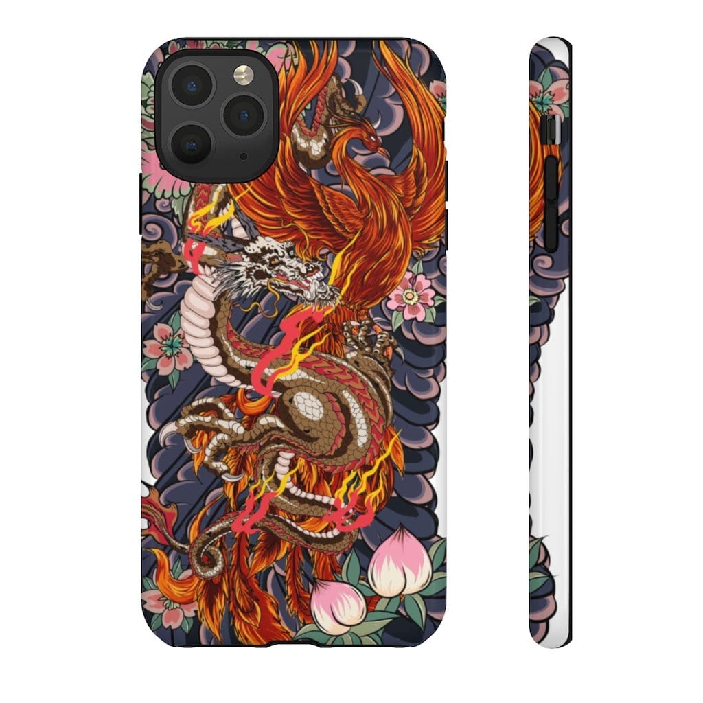 Rise Of The Dragon And Phoenix Impact Resist Phone Case