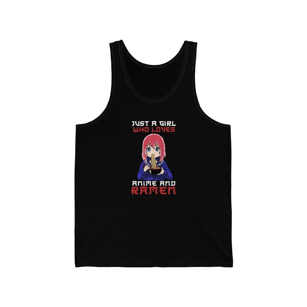 Just A Girl Who Loves Anime And Ramen Unisex Tank