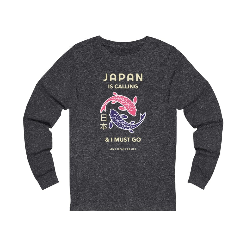 Japan Is Calling And I Must Go - V7 Unisex Long Sleeve Tee