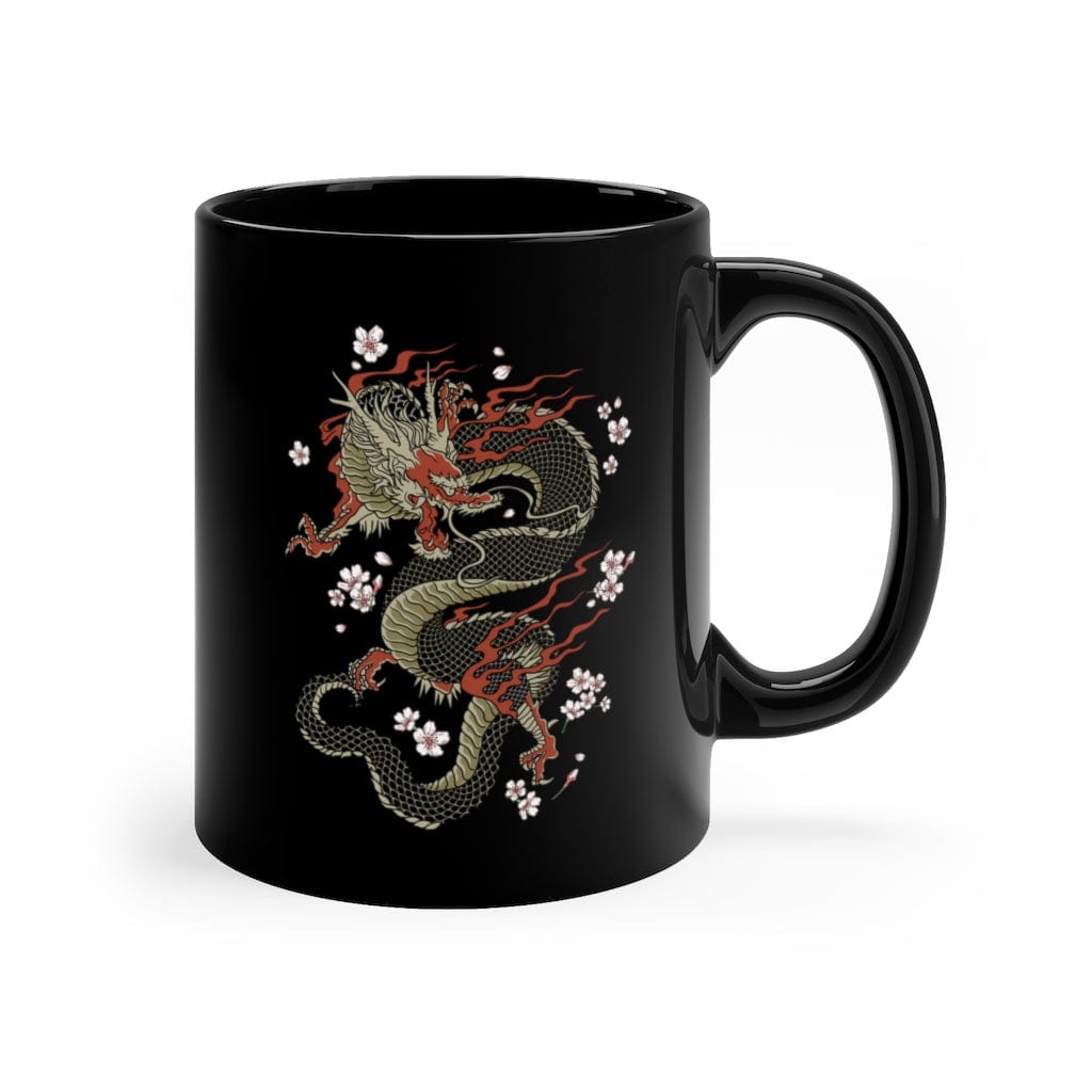 Dragon Sakura Coffee Mug 11oz