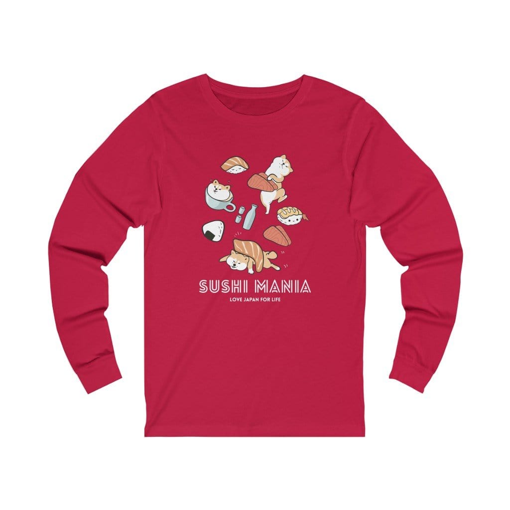 Sushi Mania Unisex Long Sleeve Tee