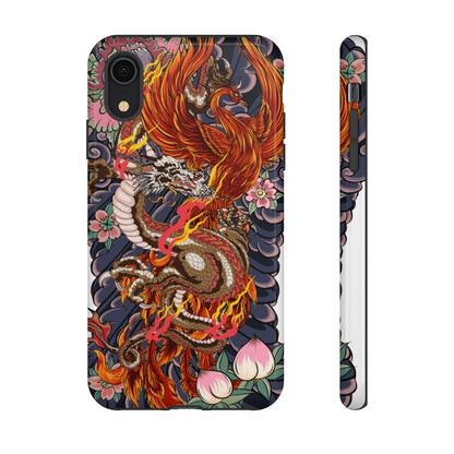 Rise Of The Dragon And Phoenix Impact Resist Phone Case