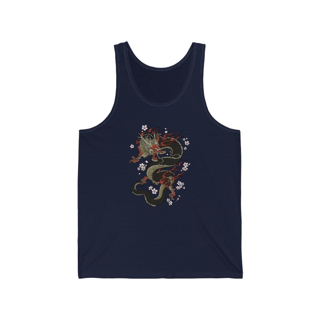 Power Dragon Sakura Unisex Tank