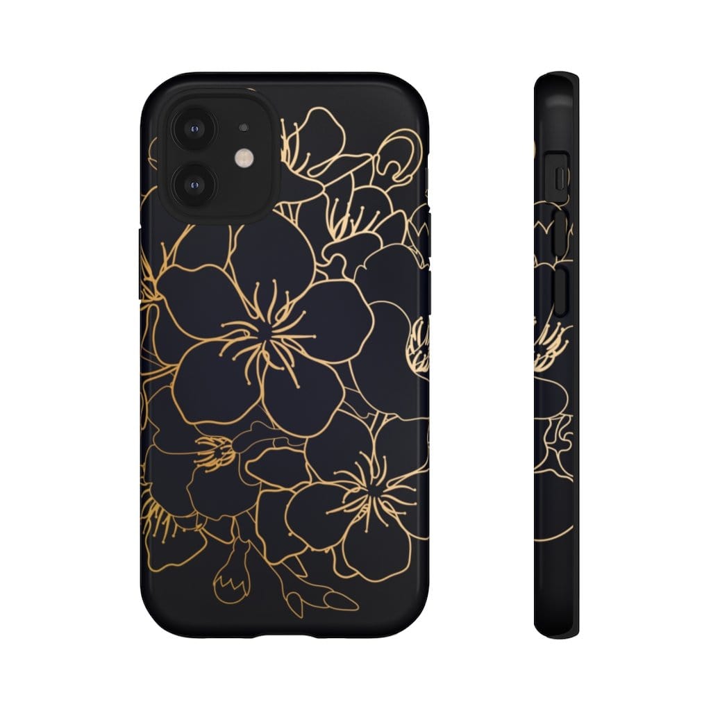 Golden Sakura Impact Resist Phone Case