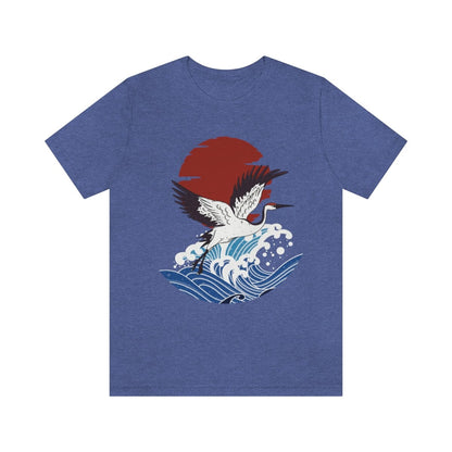 Crane Over The Great Wave Unisex Tee