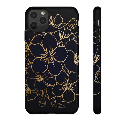 Golden Sakura Impact Resist Phone Case