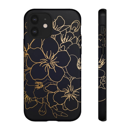 Golden Sakura Impact Resist Phone Case