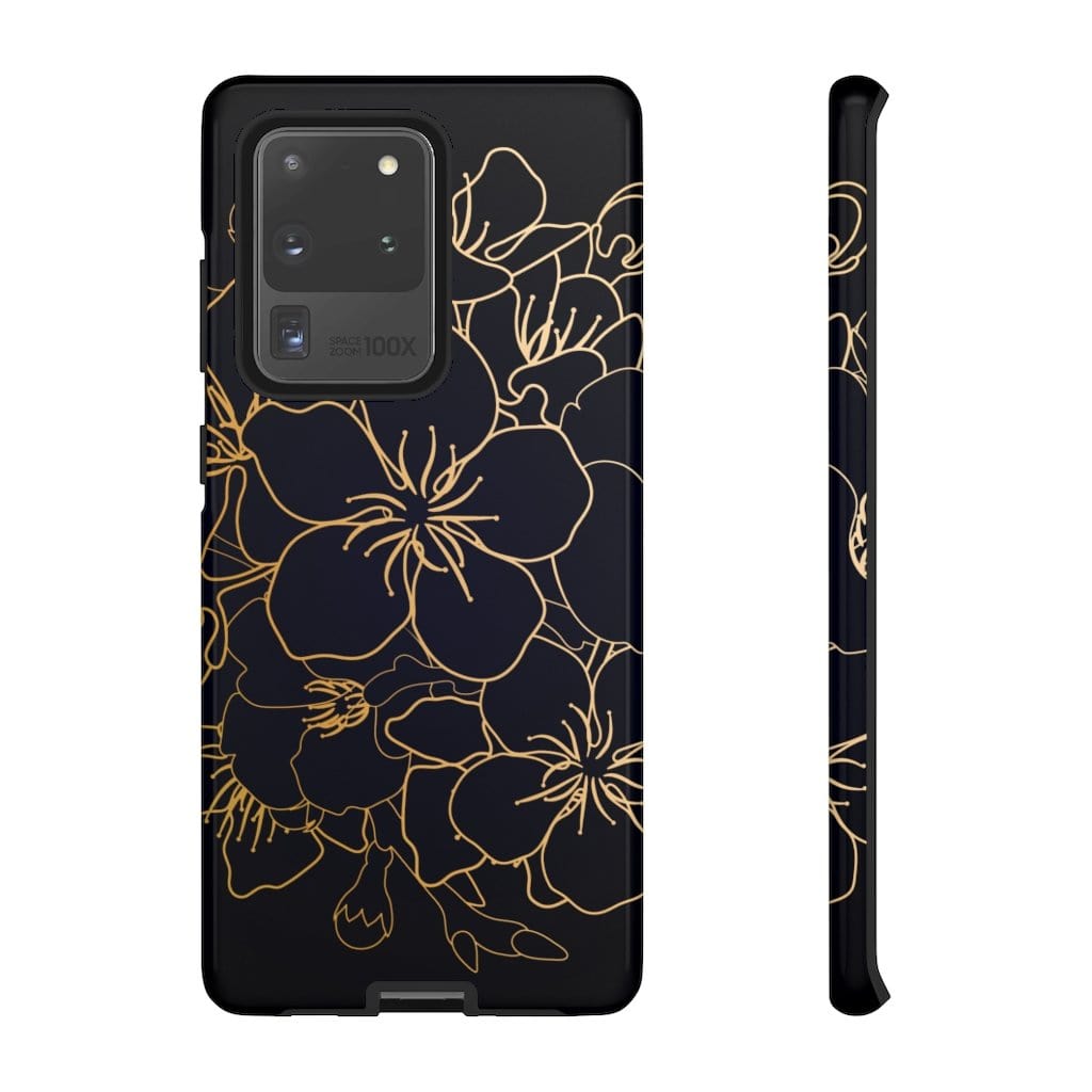 Golden Sakura Impact Resist Phone Case