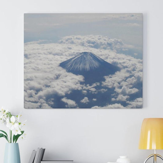 Mt Fuji Above The Clouds (Premium Canvas Art w/ 1.25" Depth Frame Ready To Hang)