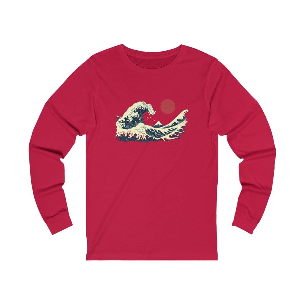 The Great Wave Unisex Long Sleeve Tee