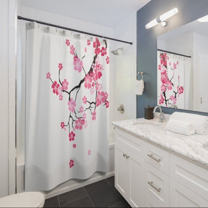 Beauty Of Sakura Artisan Shower Curtain