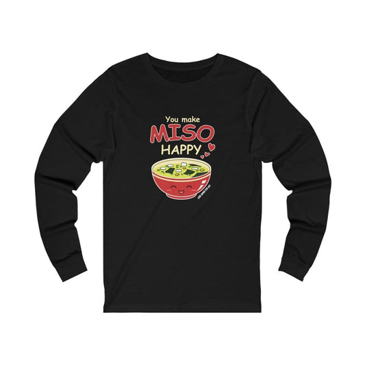 Miso Happy Unisex Long Sleeve Tee