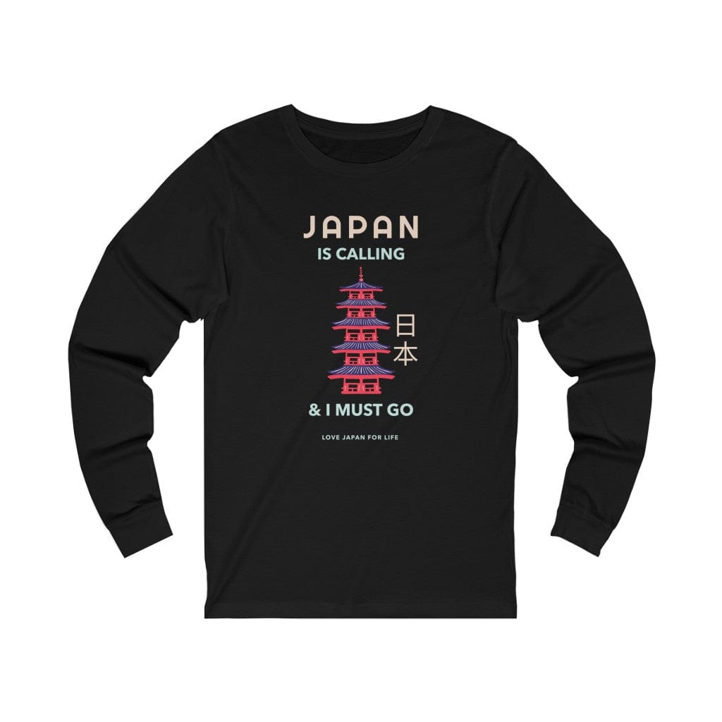 Japan Is Calling And I Must Go - V4 Unisex Long Sleeve Tee