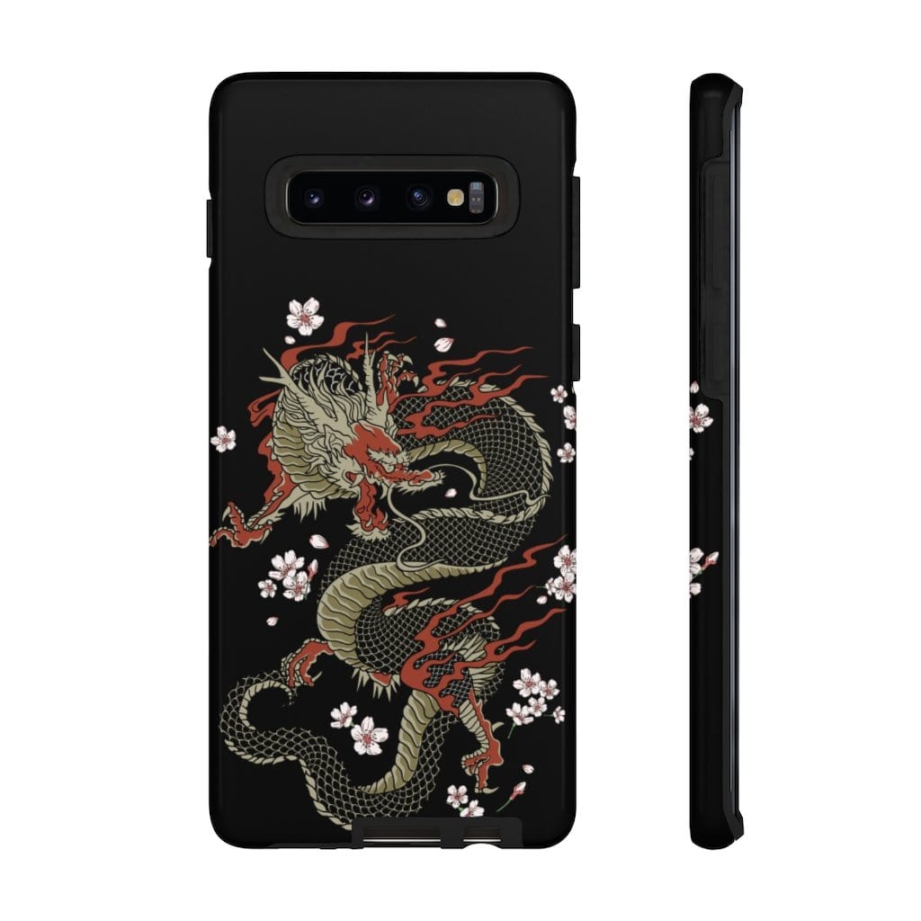 Power Dragon Sakura Impact Resist Phone Case