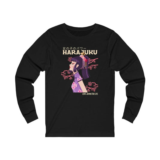 Girl Power Harajuku Unisex Long Sleeve Tee