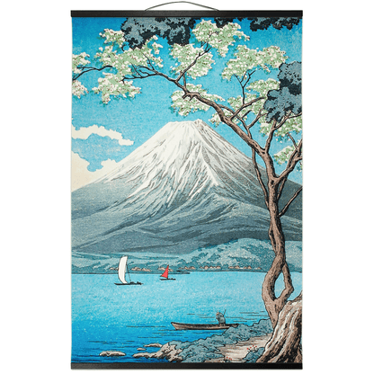 Majestic Fuji Hanging Canvas Scroll