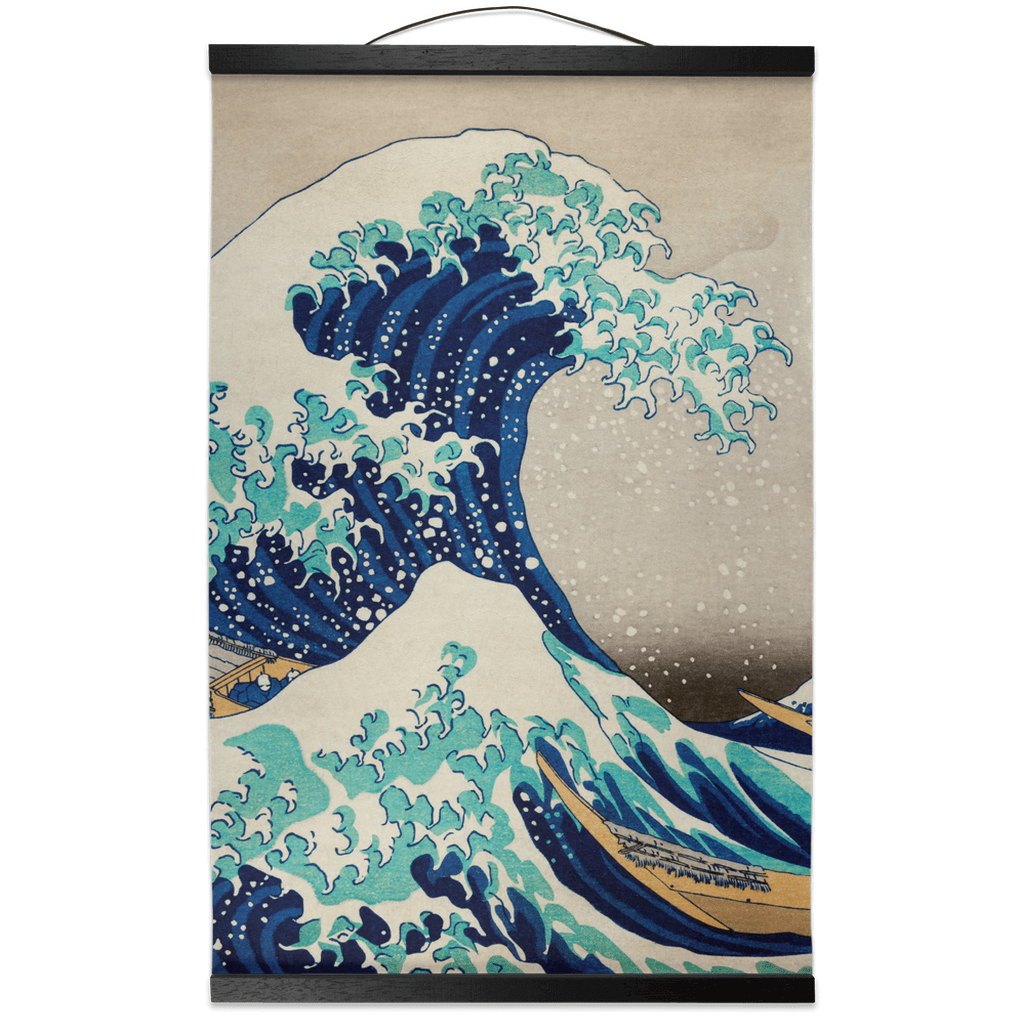 The Great Wave Hanging Canvas Scroll