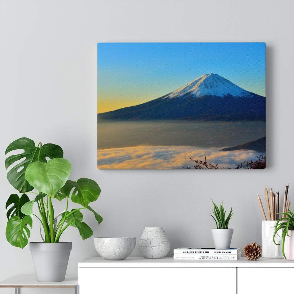 Mt Fuji Mystifying Views (Premium Canvas Art w/ 1.25" Depth Frame Ready To Hang)