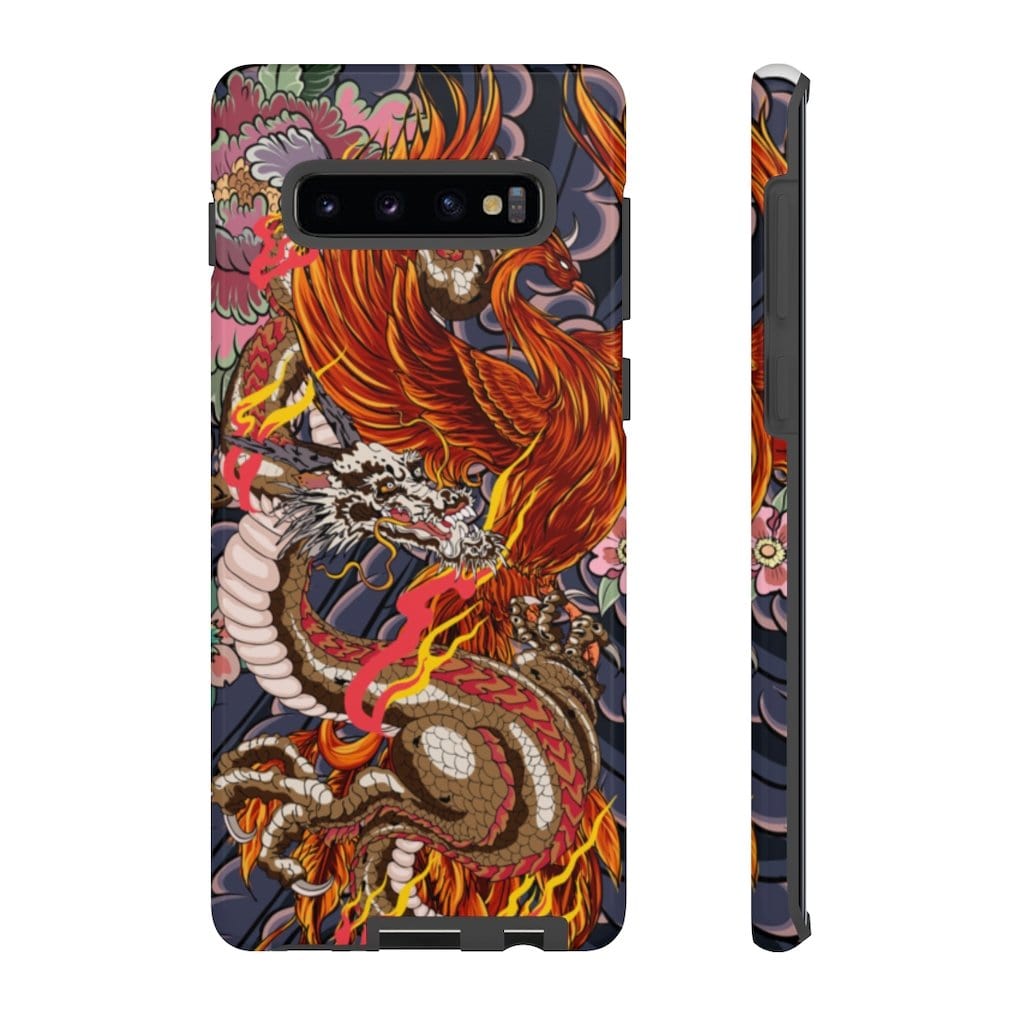 Rise Of The Dragon And Phoenix Impact Resist Phone Case