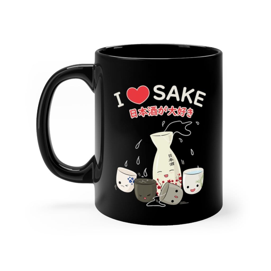 I Love Sake Coffee Mug 11oz