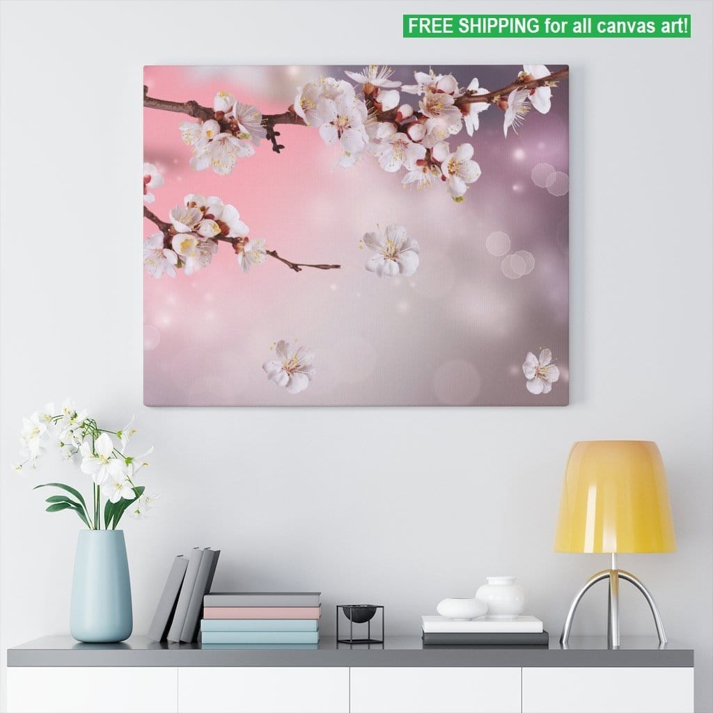 Sakura Twilight (Premium Canvas Art w/ 1.25" Depth Frame Ready To Hang)