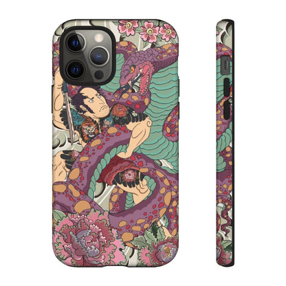 Legendary Tale Of Warrior And Serpent Impact Resist Phone Case