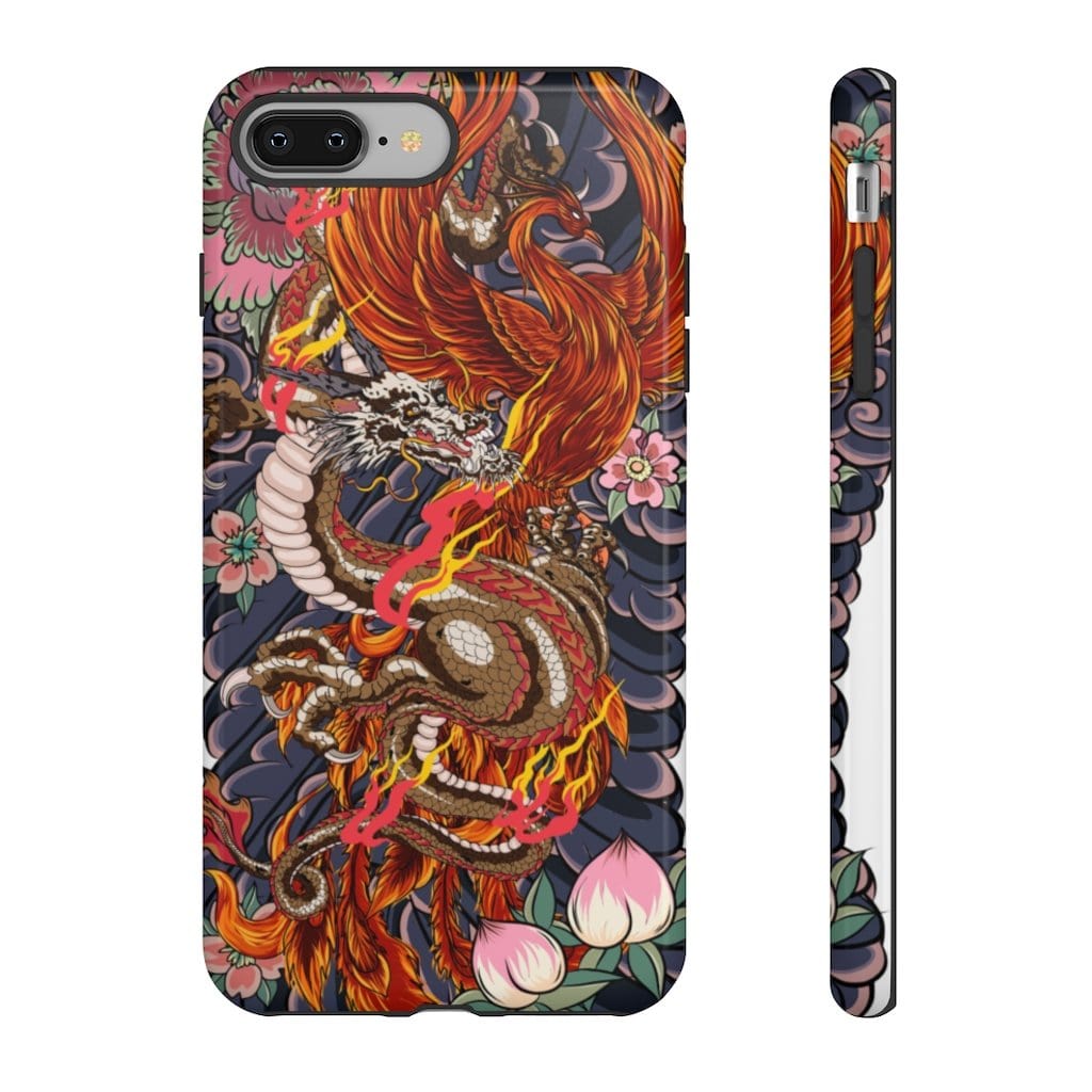 Rise Of The Dragon And Phoenix Impact Resist Phone Case