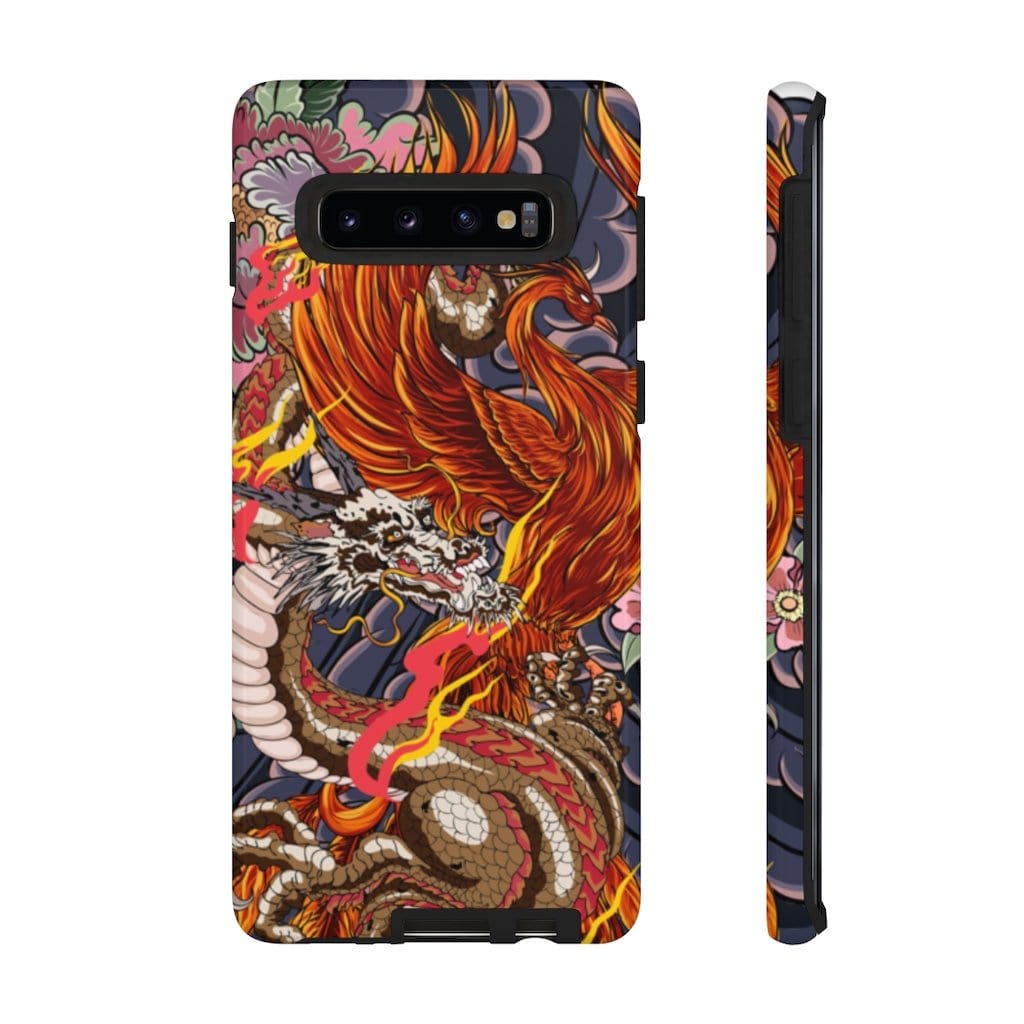 Rise Of The Dragon And Phoenix Impact Resist Phone Case