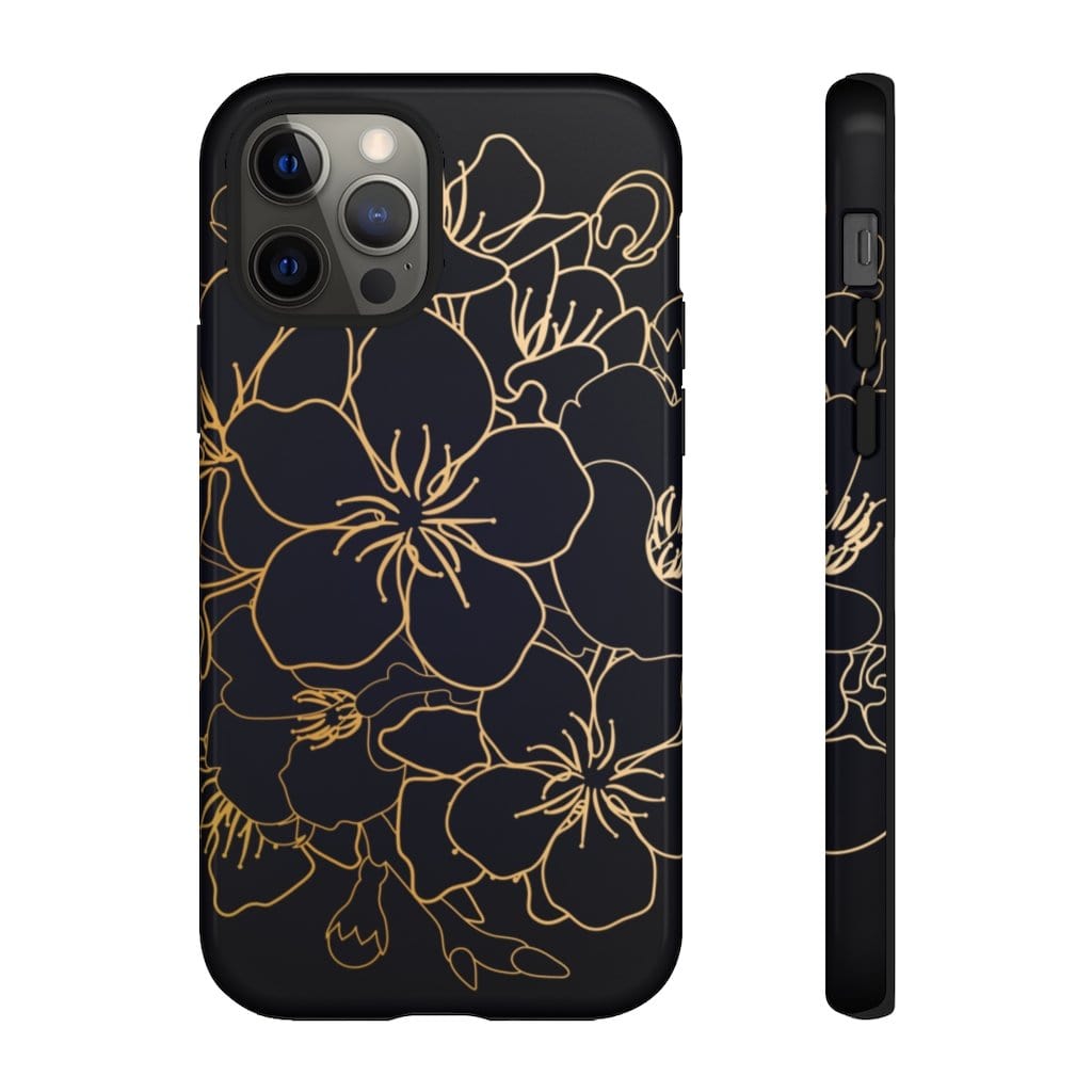 Golden Sakura Impact Resist Phone Case