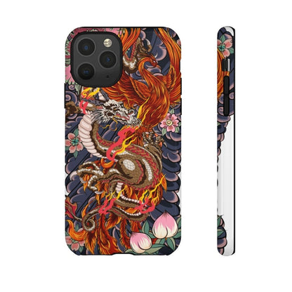 Rise Of The Dragon And Phoenix Impact Resist Phone Case