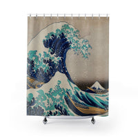 The Great Wave Artisan Shower Curtain