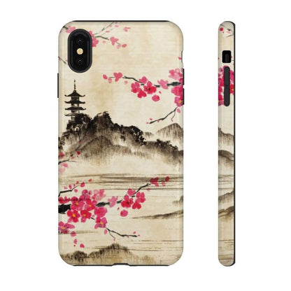 Sakura Classical Lake Impact Resist Phone Case