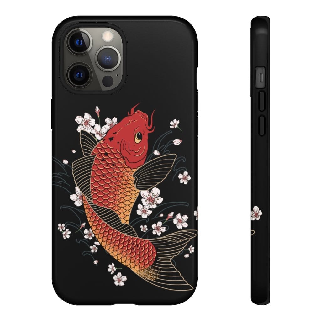 Prosperous Koi In The Sakura Pond Impact Resist Phone Case