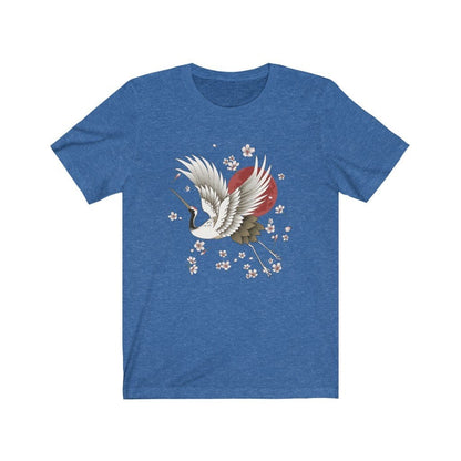 Sakura Graceful Crane Unisex Tee